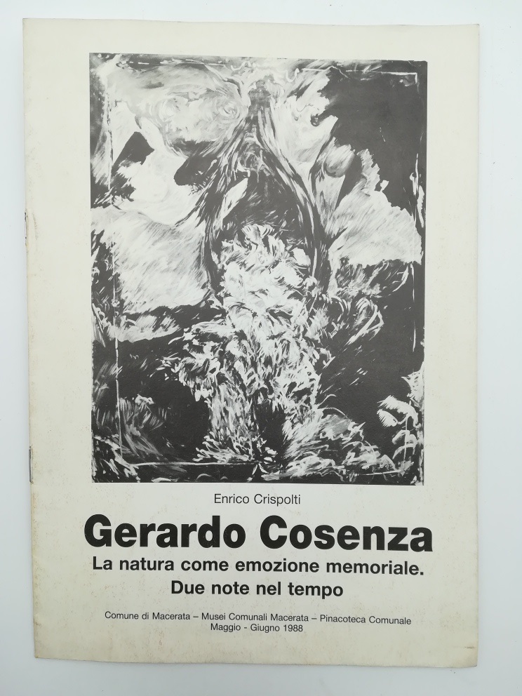 Gerardo Cosenza. La natura come emozione memoriale. Due note nel tempo